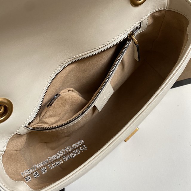 Gucci新款原廠皮女包 古馳Marmont系列小號鏈條肩背包 Gucci經典款斜挎女包 443497  ydg3156